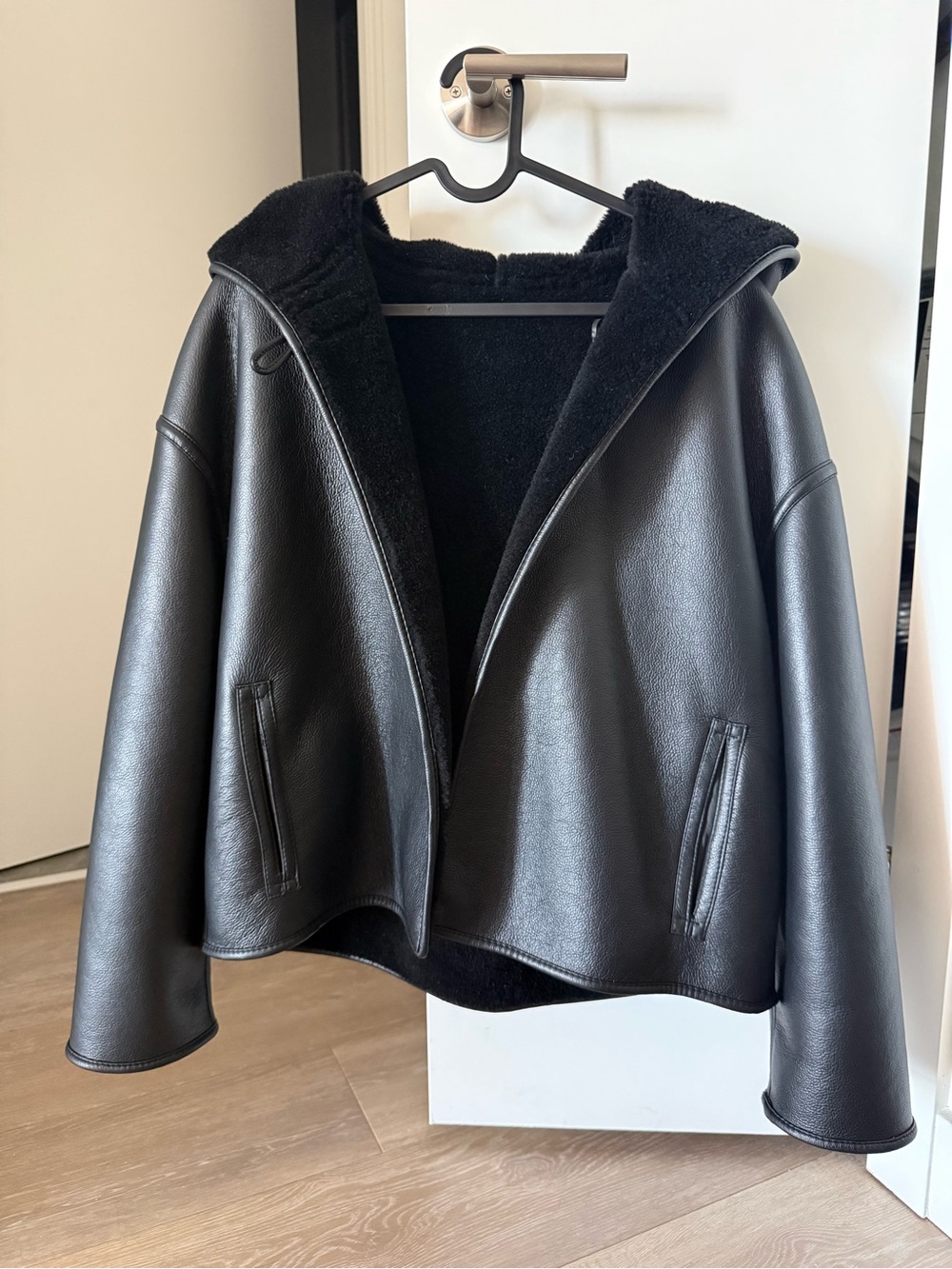 Reversible Leather & Fur Jacket | Size S